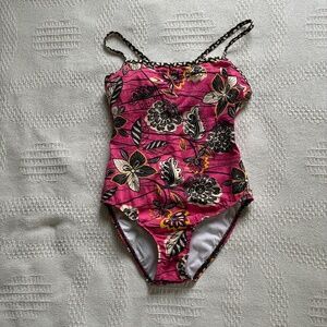Rampage Medium One Piece Pink Swimsuit
